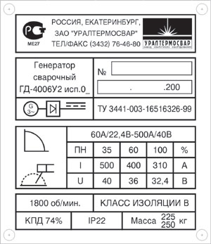 Производство шильдов